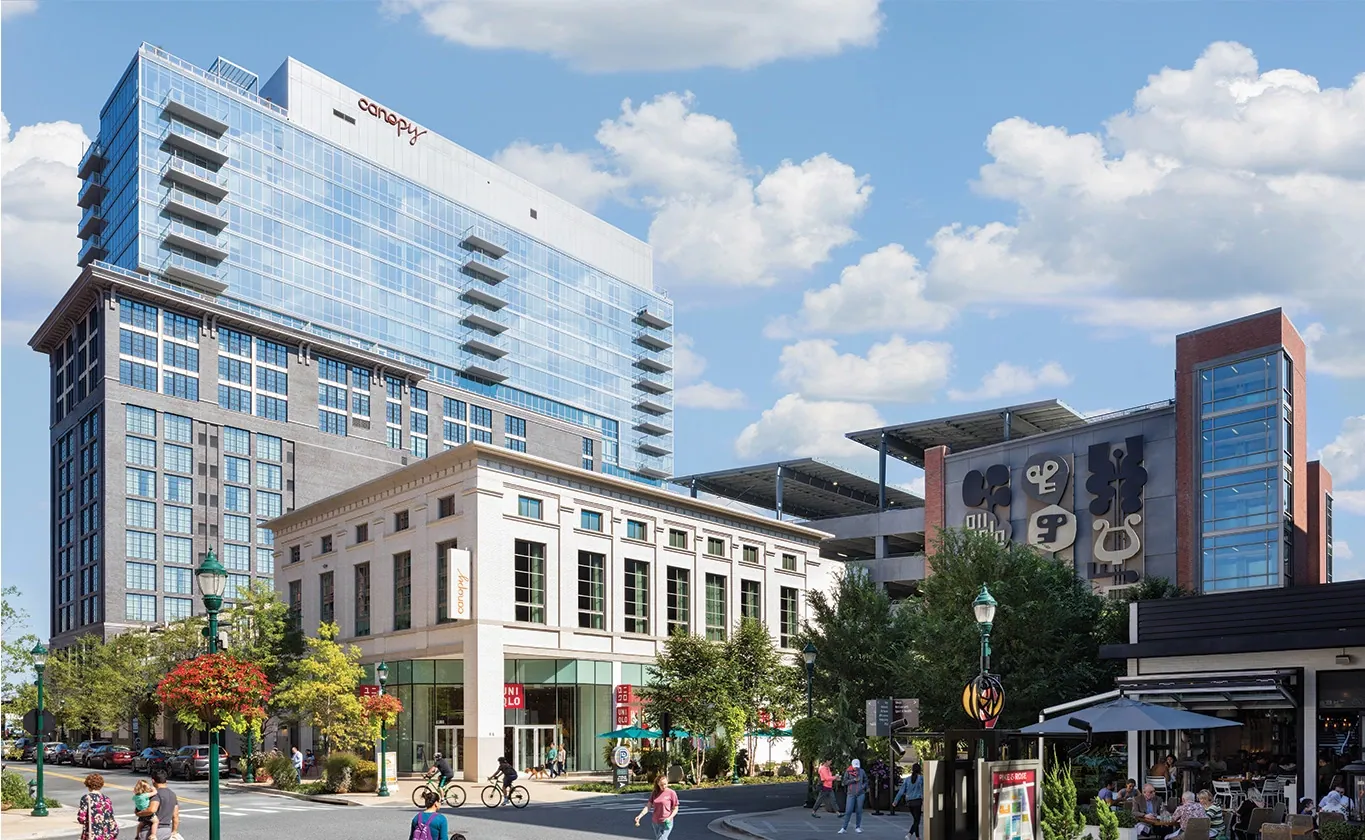 Concealed elevator smoke containment curtain installation at Block 11, Mid-Pike Plaza